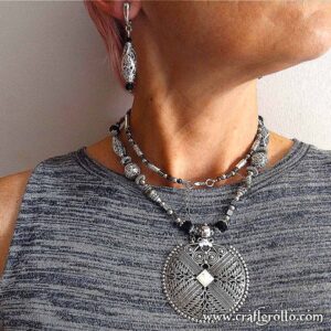 Arabian Fairytale with Hematite stones 🐪 'Not Just a Necklace . . .'