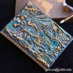 'Ocean Depths' 🐬 Handcrafted Enchanted Notebook